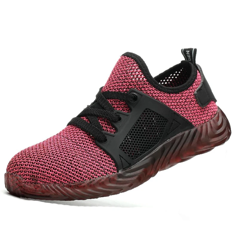 Уличная Мужская обувь; Прямая поставка; Мужская защитная обувь со стальным носком; кроссовки со стальным носком; нескользящие рабочие ботинки; Защита ног