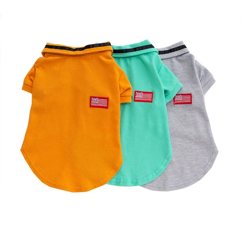 Модная летняя футболка поло с французским бульдогом жилет пальто одежда для