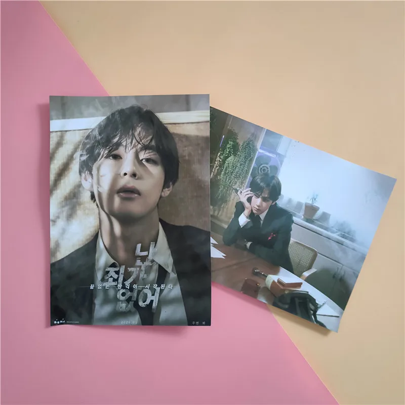 2 шт./компл. Kpop Bangtan Boys JUNG KOOK V SUGA JIMIN JHOPE JIN RM WEVERSE армейское Любительское сообщество HD