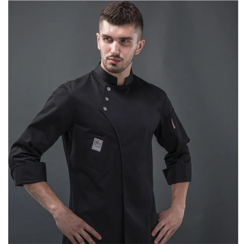 Униформа шеф повара с коротким рукавом для ресторана Мужская Рабочая одежда