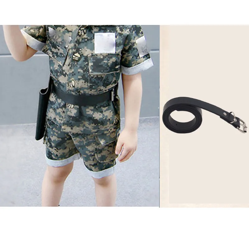 

Casual Spring Teens Belt Retro Pu Microfiber Leather Belt Washed Waistband Boys Girls Leather Belt Solid