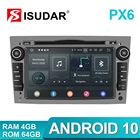 Isudar PX6 2 Din Android 10 автомобильный мультимедийный плеер GPS DVD для OPELASTRAZafiraComboCorsaAntaraVivaro авто радио FM DSP DVR