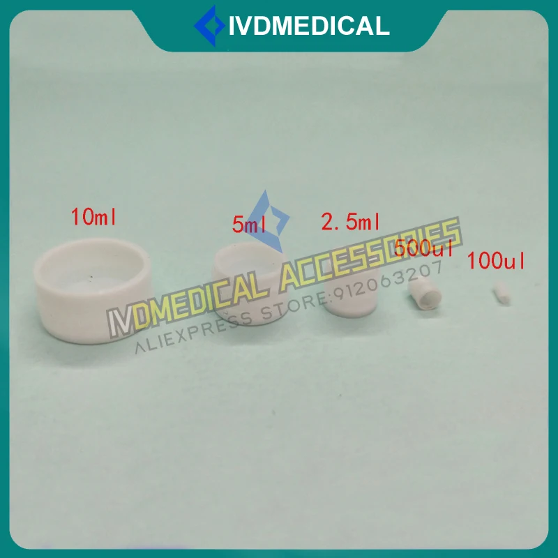 For Mindray 10ml Syringe Piston Head,Mindray 5ml 2.5ml 500ul 100ul Syringe Piston Head Tip Piston Head