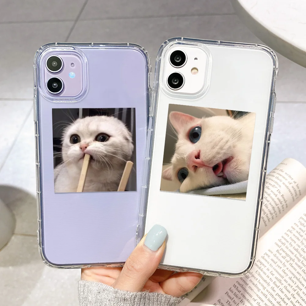 Прозрачный чехол для телефона iPhone 11 12 Pro XS Max XR X 8 7 6 S Plus SE 2020 SE2 задняя крышка из ТПУ