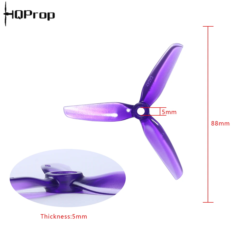 

HQPROP 4X3X3 4030 3- FPV Freestyle 4- Micro Long Range LR4 1404 1507