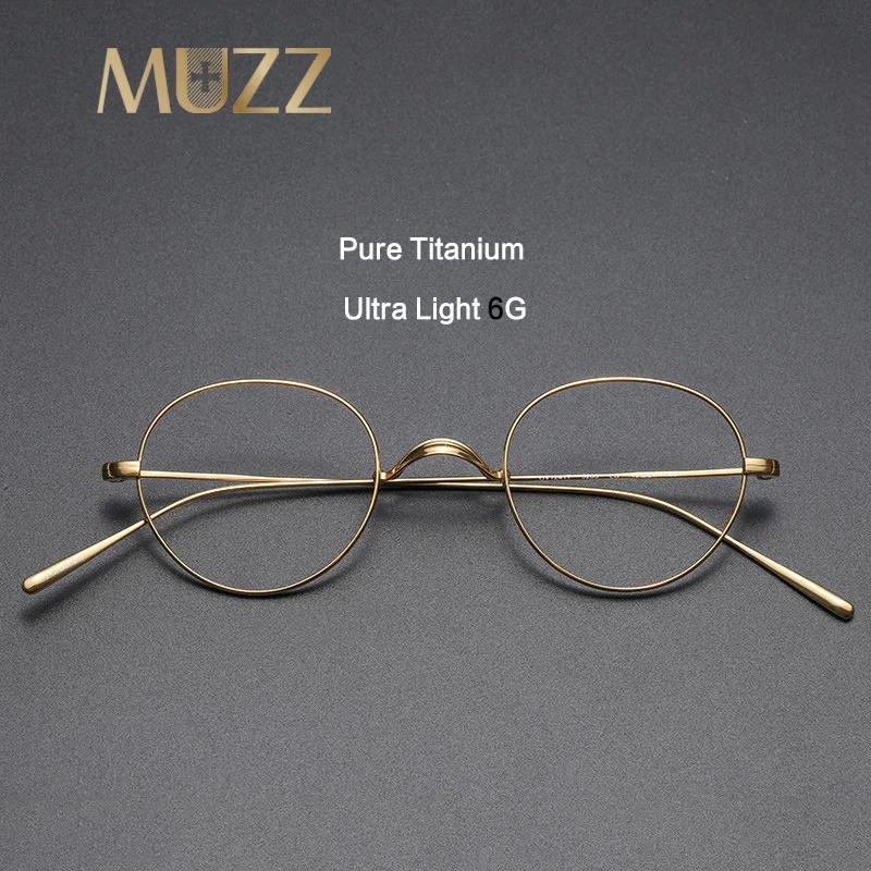 Оправа для очков из чистого титана мужчин и женщин новинка 2022 овальные