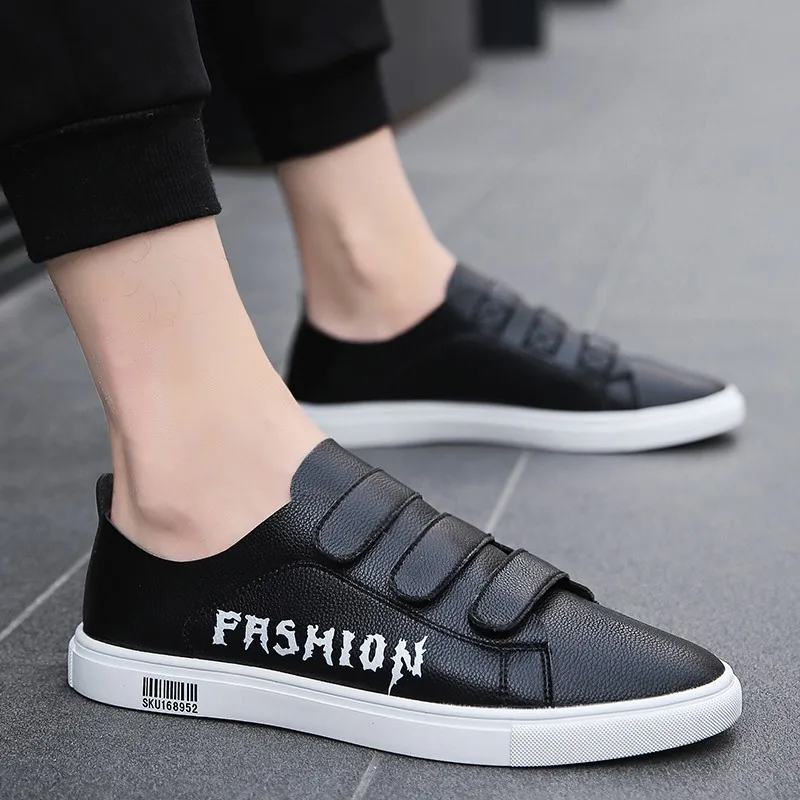 Мужские кожаные повседневные туфли классические модные мужские кроссовки на