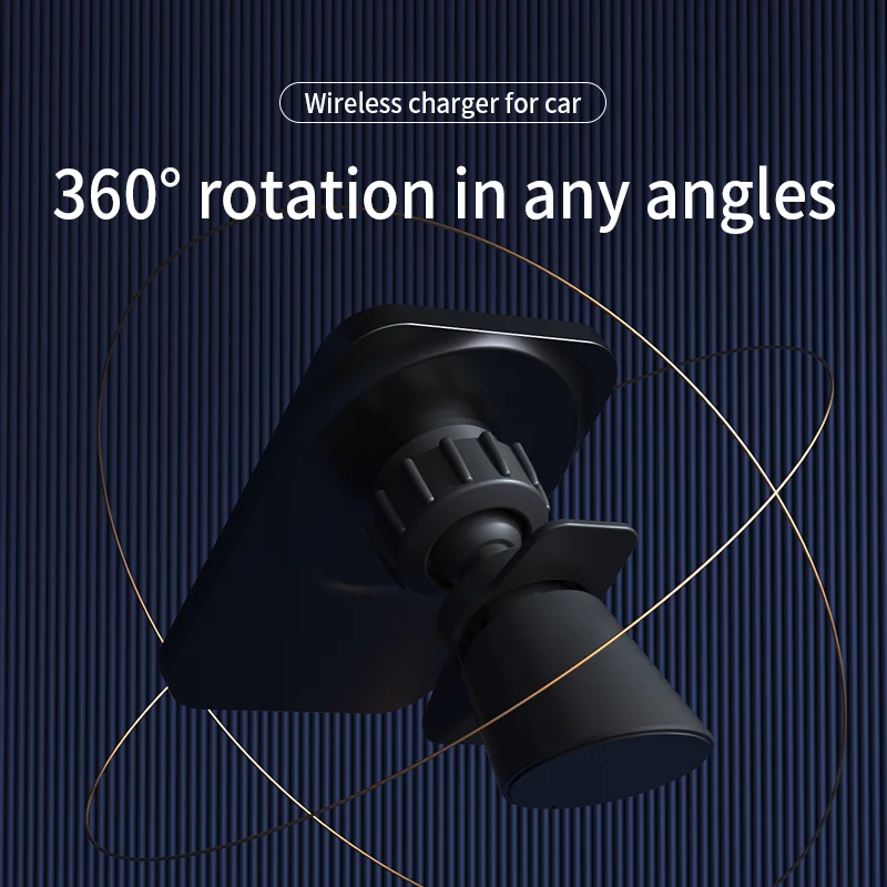 

Magnetic wireless car charger holder for iPhone 12 Pro Max fast charging wireless charger car phone holder