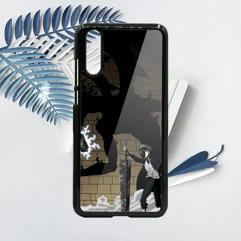 

Japan Anime Black Clover Asta Phone Case PC For Samsung galaxy S note 8 9 20 10 e lite2019 plus pro ultra