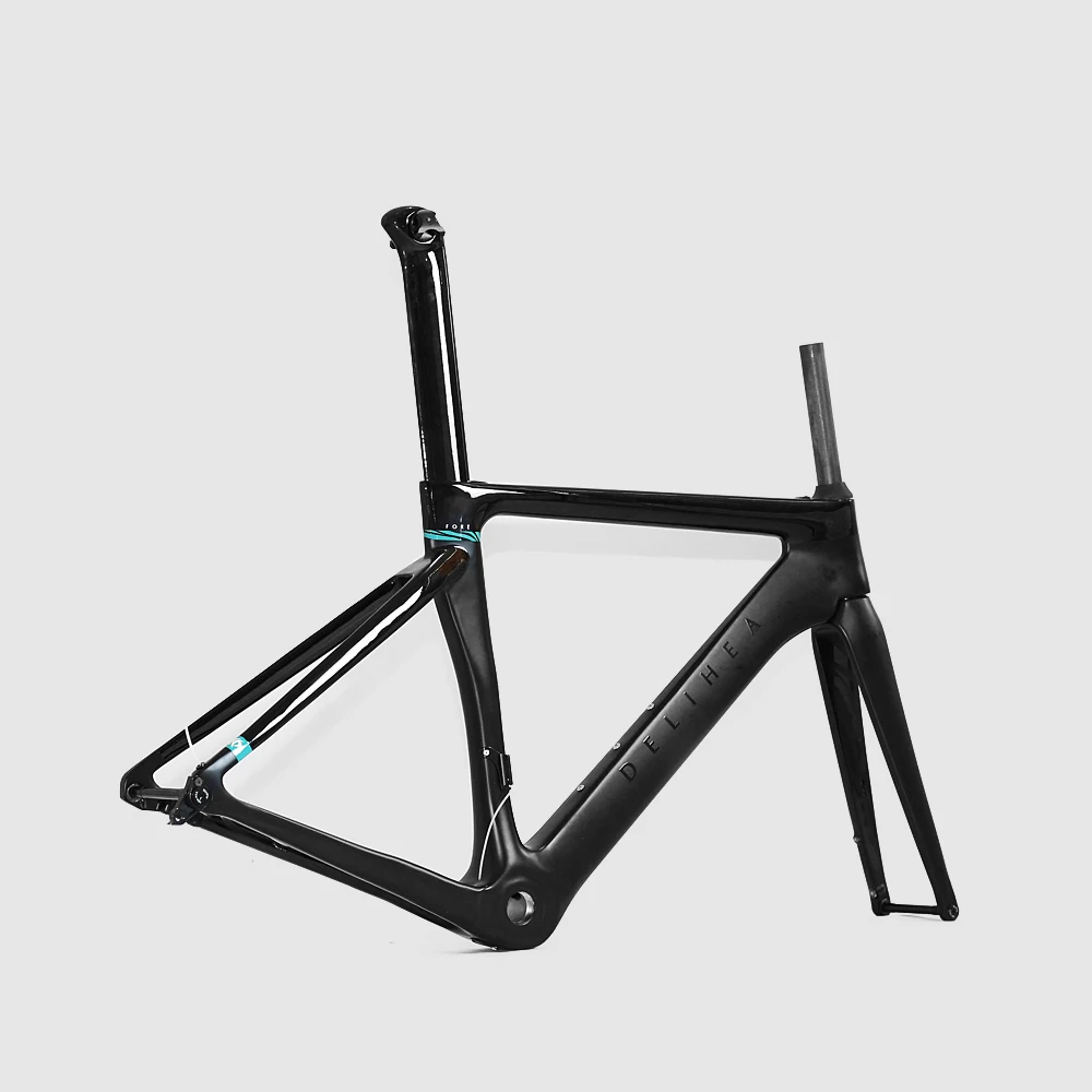DELIHEA Aero полностью карбоновая рама для велосипеда велосипедная Рама + вилка