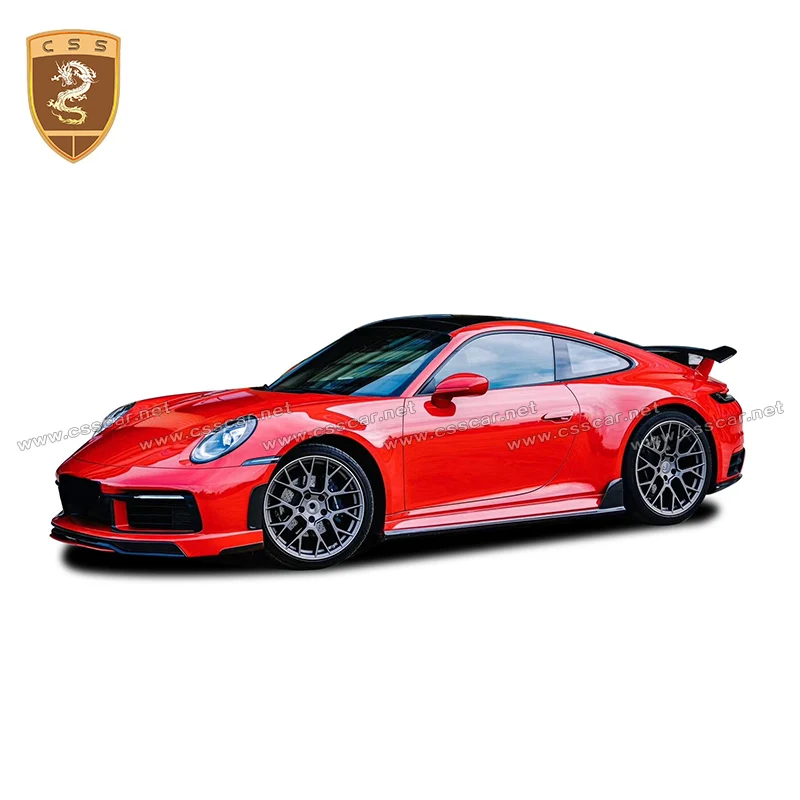 Комплект кузова автомобиля 911 992 передний бампер задний боковые юбки спойлер для
