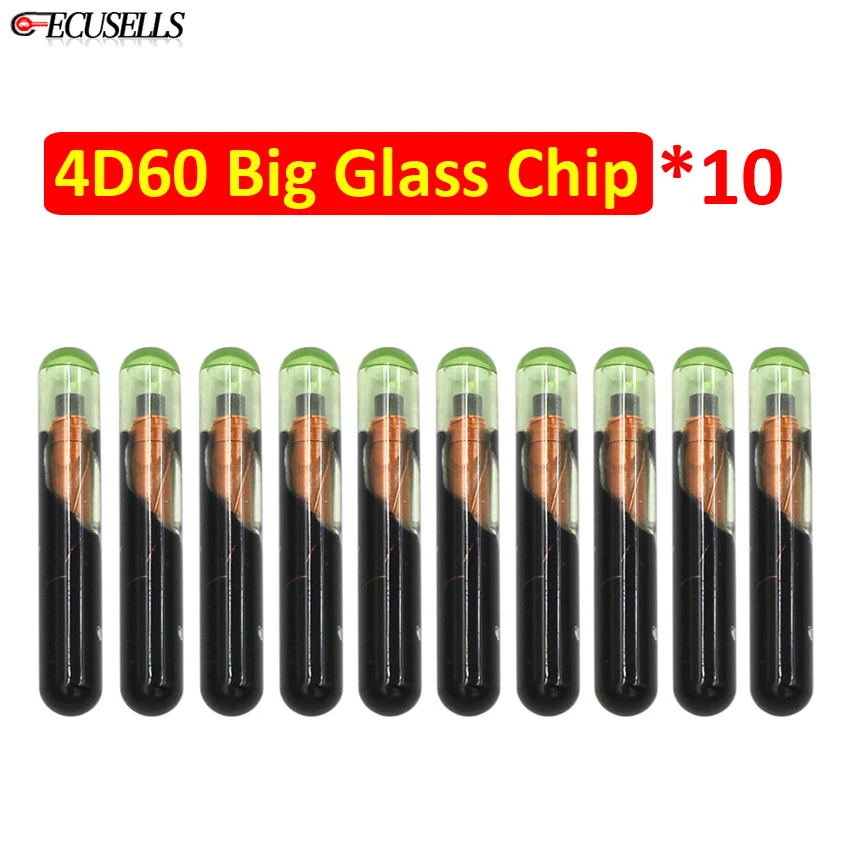 10 шт./лот 4D60 Большой Стеклянный чип 4D ID60 стеклянный приемоответчика для Ford Connect