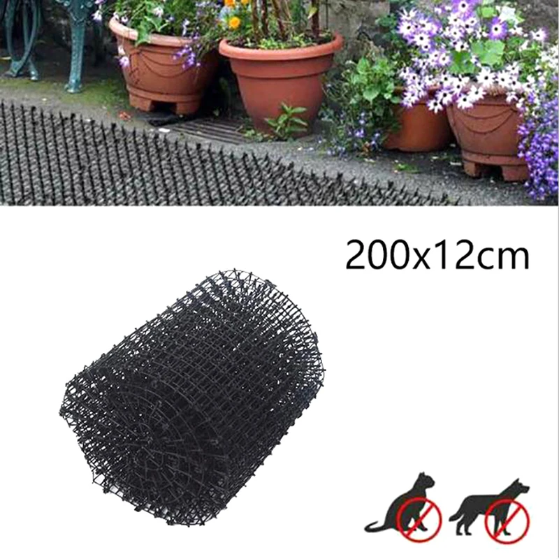 

New2M*12CM Cat Thorn Mat Garden Anti-Cat Prickle Strip Repellent Mat Anti-Dogs Hot