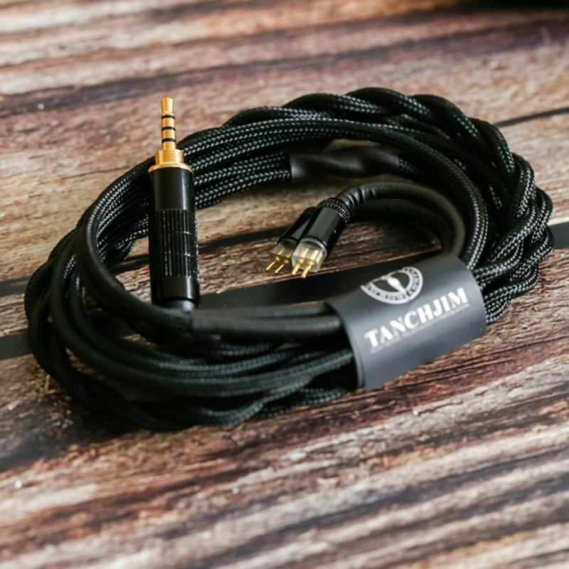 

TANCHJIM Oxygen Earphone Cable In-Ear 0.78mm Pin 2.5mm/3.5mm/4.4mm 5N Single Crystal Copper Upgrade Detachable Cable