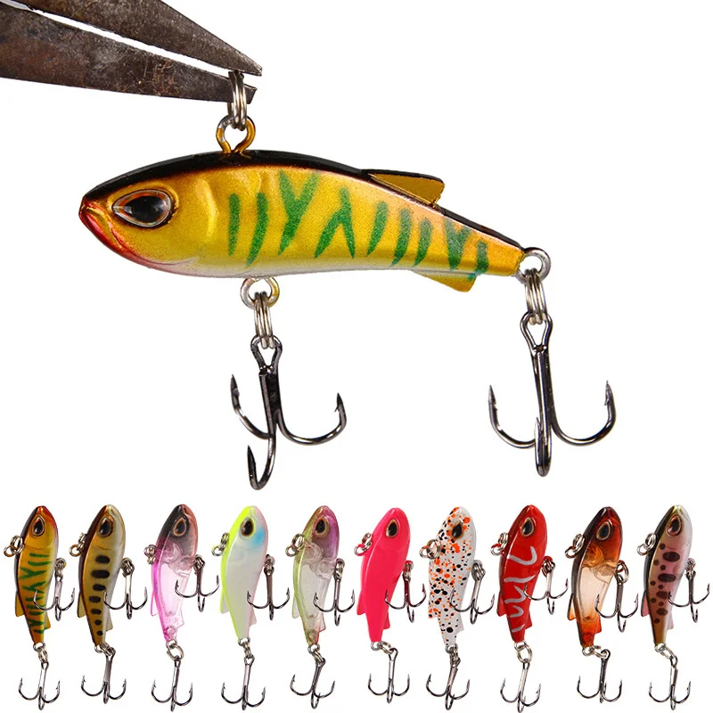 Опускается на дно мини Вибрирующая наживка (4 см) 4g вибрации искусственные