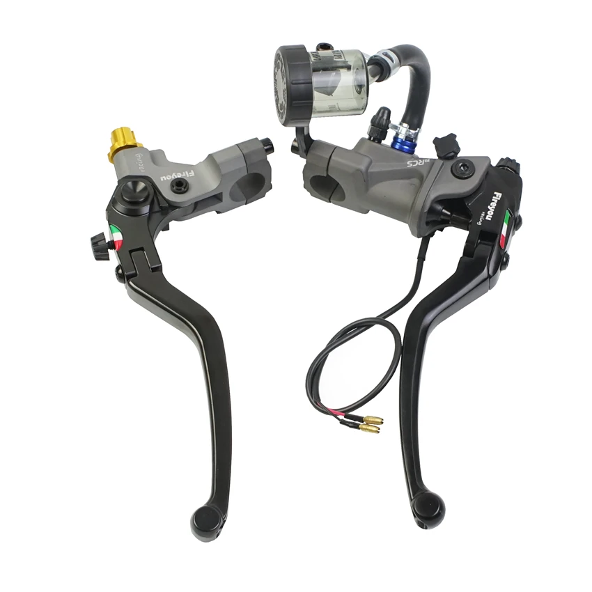 19rcs brake clutch lever forged aluminum handle racing bike motorcycle master cylinder for cafe racer honda cb600 cb1000 bwm | Автомобили