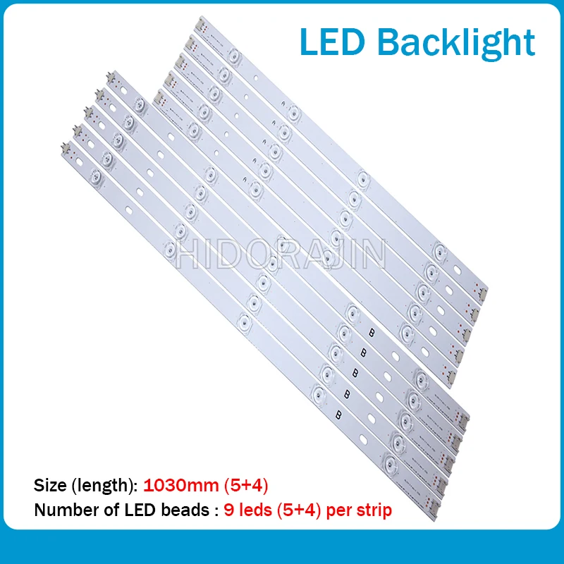 New 50 PCS/set LED strip for LG 50LB650V 50LF6000 INNOTEK DRT 3.0 50 inch A B 6916L-1982A 1983A 6916L-1781A 1782A