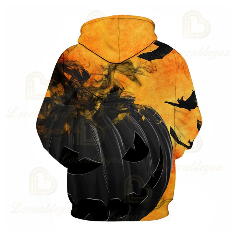 

2020 Halloween Hoodies Clothing Hoodies Pumpkin 3d Printed Sweatshirts Jackets Hooded Men Women Outwear Halloween Gift Hoodies