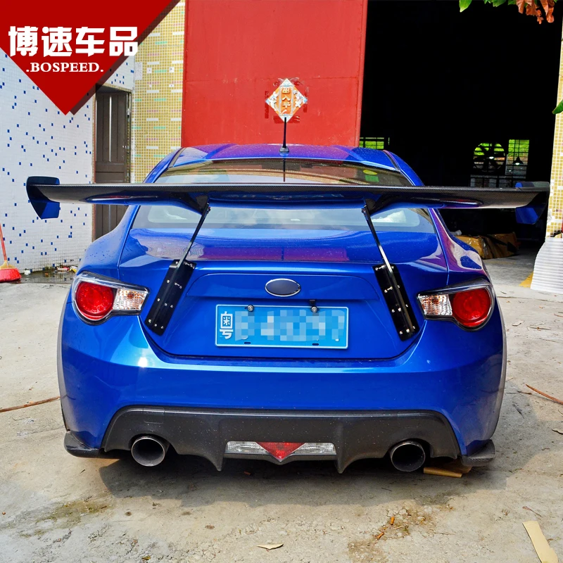 Углеродное волокно/Неокрашенный Черный стекловолокнистый материал G стиль GT 86 BRZ задний спойлер, крыло, багажник для Subaru BRZ для Toyota 86 GT86