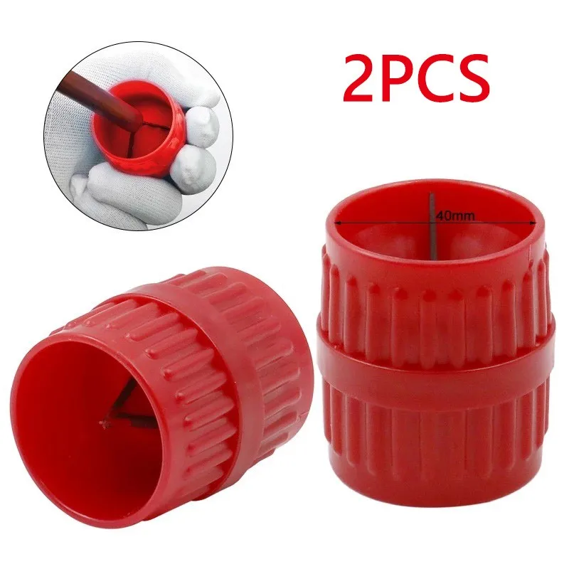 

2pcs Brass Pipe Chamfering 5mm-38mm Internal External Tube Pipes Metal Tubes Heavy Duty Deburring Tool