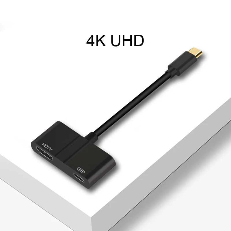 4K 1080P USB Type C к HD TV HDTV видео кабель адаптер конвертер для Macbook Huawei Mate10 P20 Sumsang S8 S9 S21