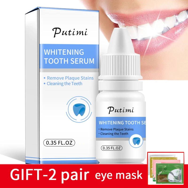 Отбеливание зубов сыворотка отбеливающий гель эссенция удаляет пятна налета для