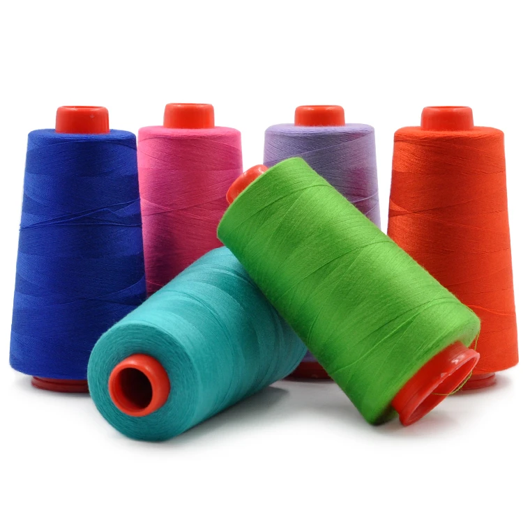 SEWBATO 3000 ярдов 100% полиэстер высокоскоростная швейная нить серого цвета ручная