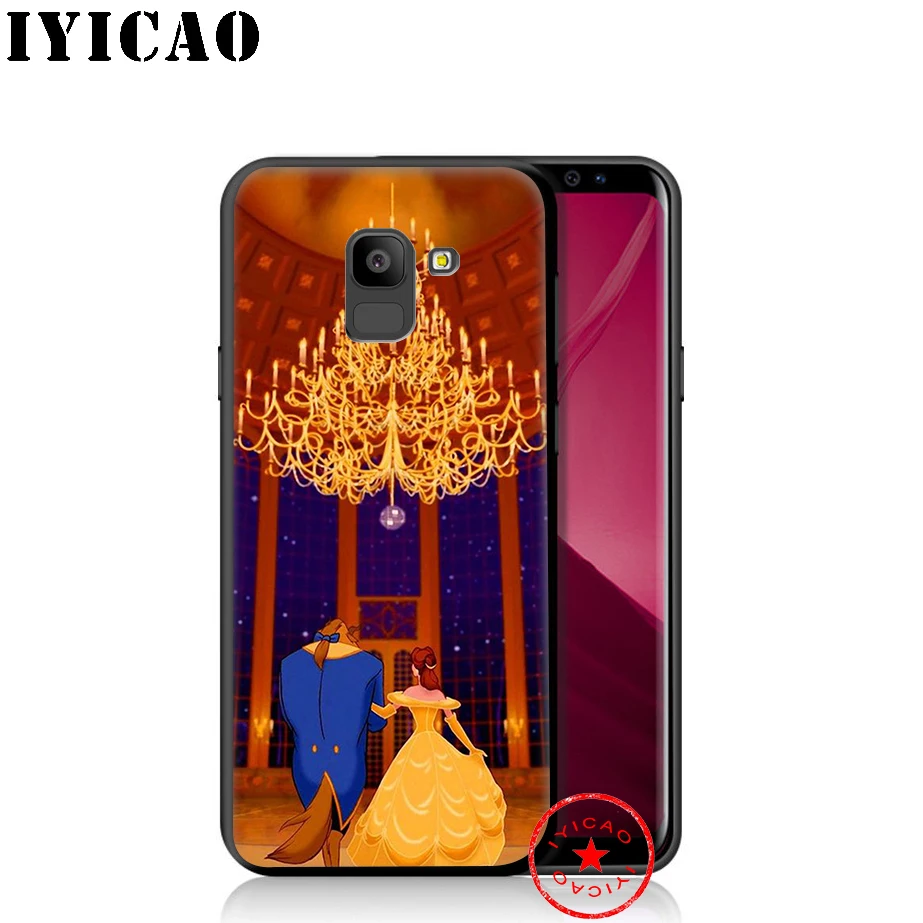 IYICAO Красавица и Чудовище мягкий чехол для телефона samsung Galaxy A9 A8 A7 J6 A6 плюс 2018 A5 A3 2016