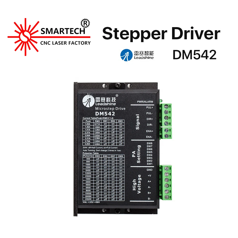 Leadshine шаговый двигатель для лазерный гравировальный станок с ЧПУ | Инструменты