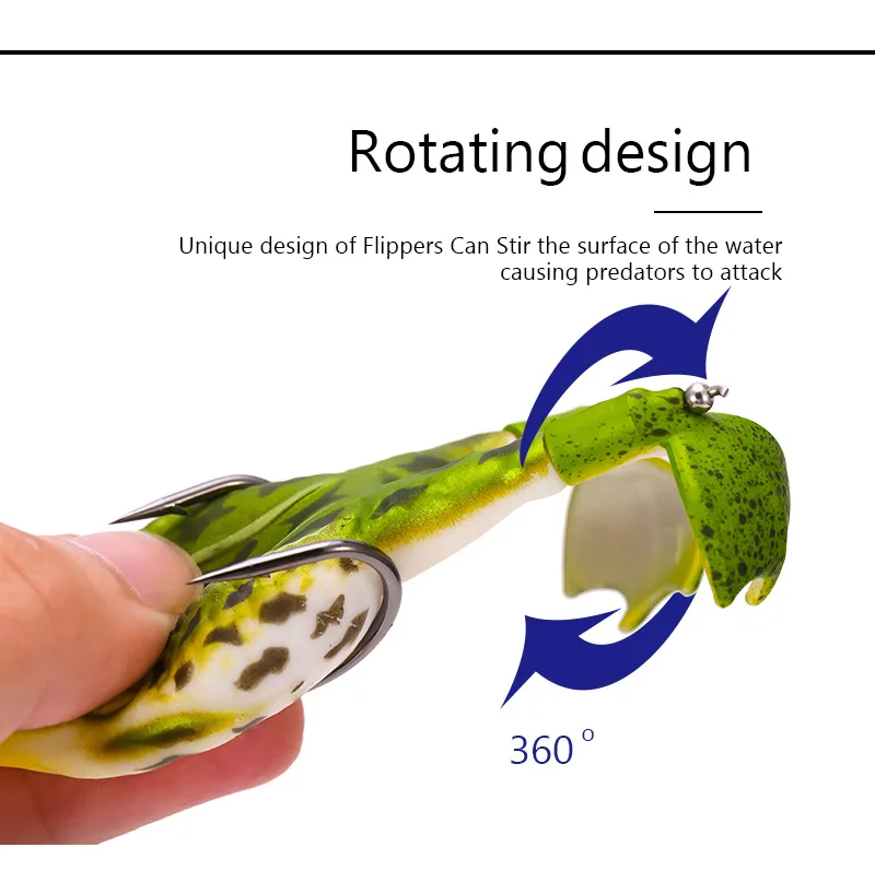 Двойной пропеллер Лягушка Мягкие Приманки Шед Мягкая приманка для джиггинга