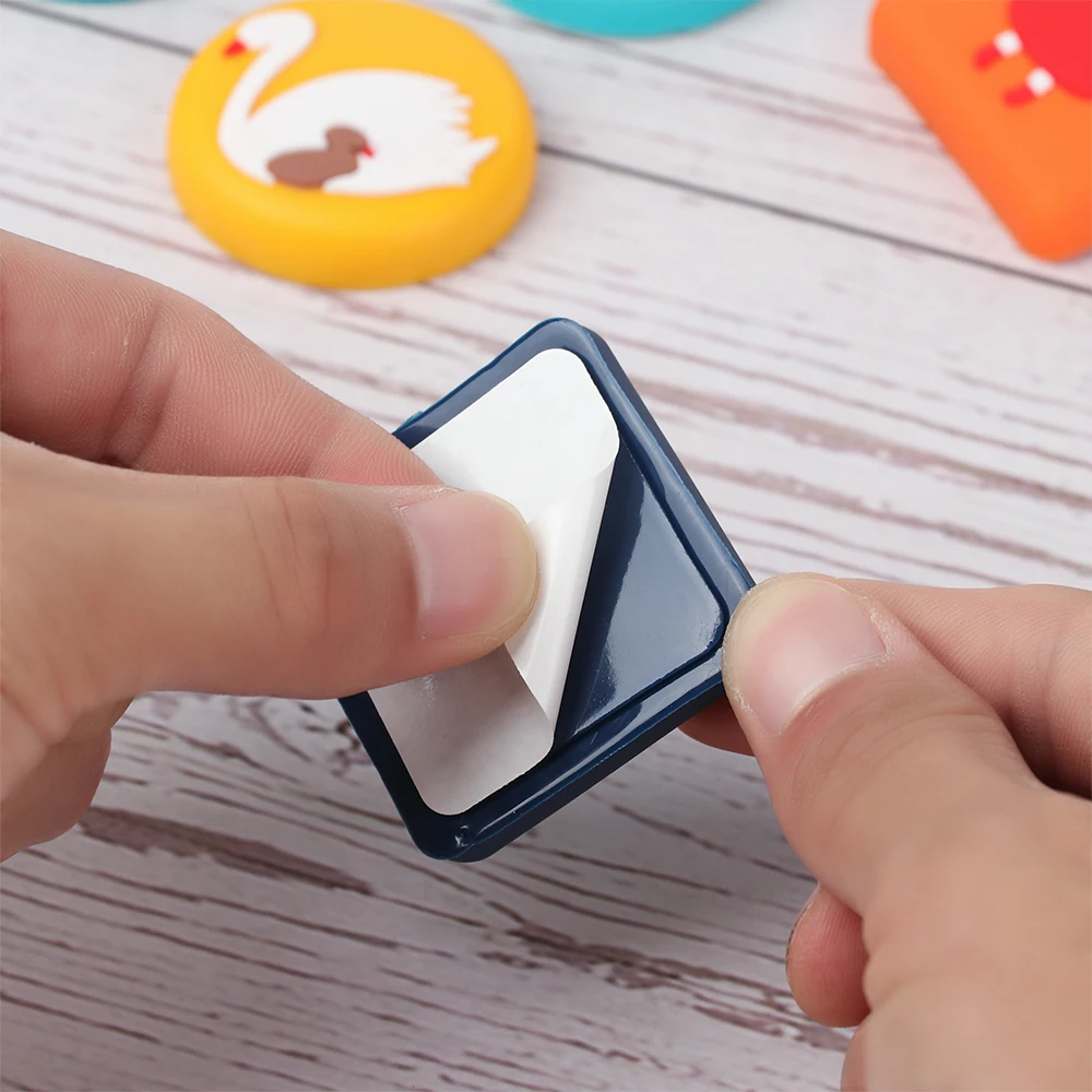 Cute Silicone Lock Protective Pad Door Crash Wall Protector Handle Anti-Collision Rubber Self Adhesive Stopper | Обустройство дома