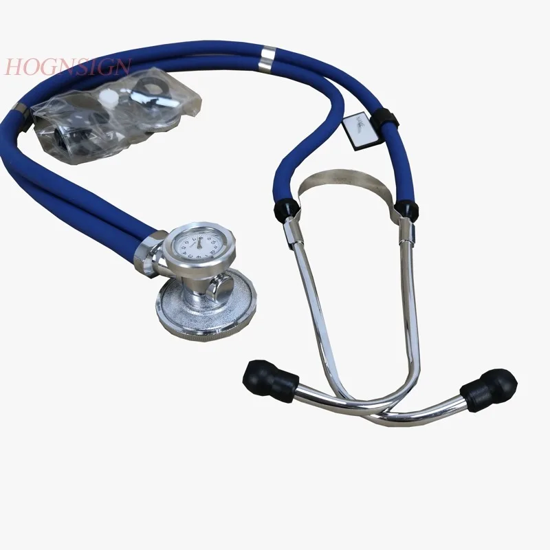 Stethoscope + Sphygmomanometer Heart Child Adult Professional Doctor Use Multi Purpose Clock With stetoscopio Medical Equipment