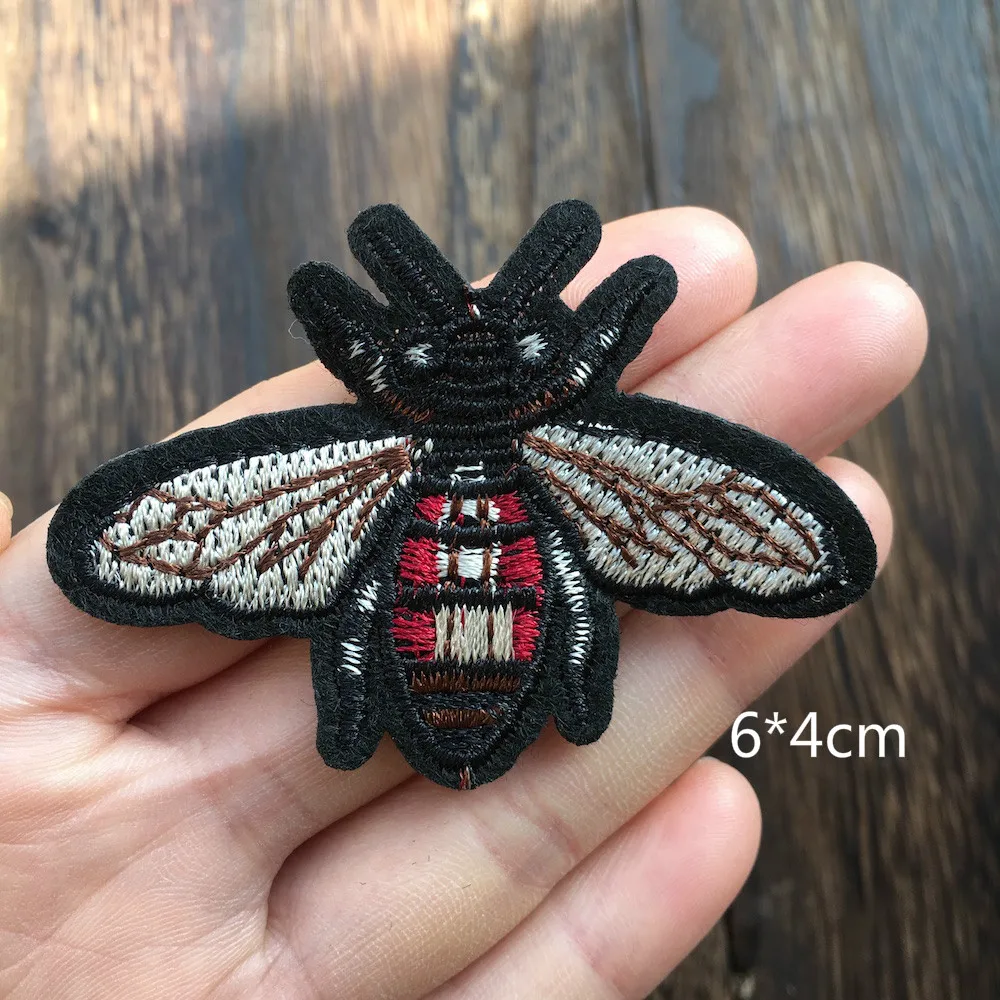 1 шт. мини пчелы вышивка патч Железо на аппликация патчи для одежды DIY одежда