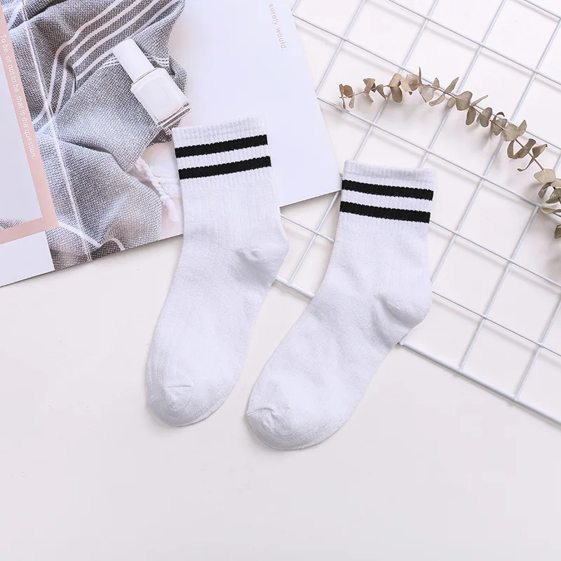 Women Cotton Socks Striped Fashion Winter New | Женская одежда