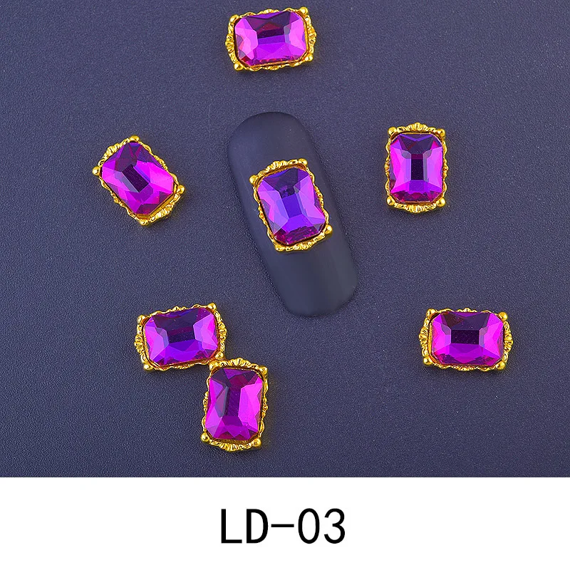 1 шт. 2020 новые 3D украшения для ногтей очаровательные красные стразы со стразами