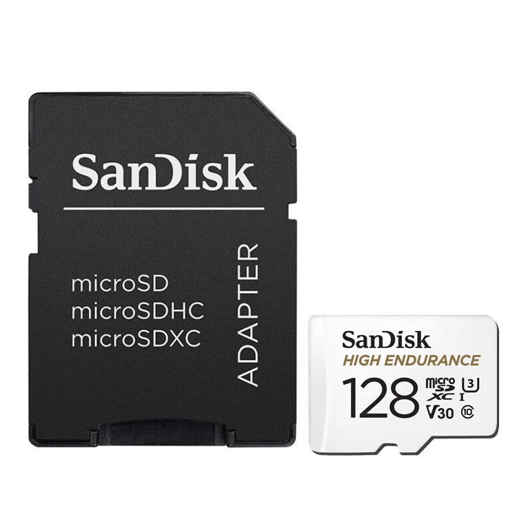 HIGH ENDURANCE 128GB SanDisk Оригинальная карта памяти 256 ГБ 128 Гб 64 ГБ 32 ГБ Micro sd карта класс 10 U3 V30 4K UHD флэш-карты памяти Microsd TF/sd карта - Емкость: HIGH ENDURANCE 128GB