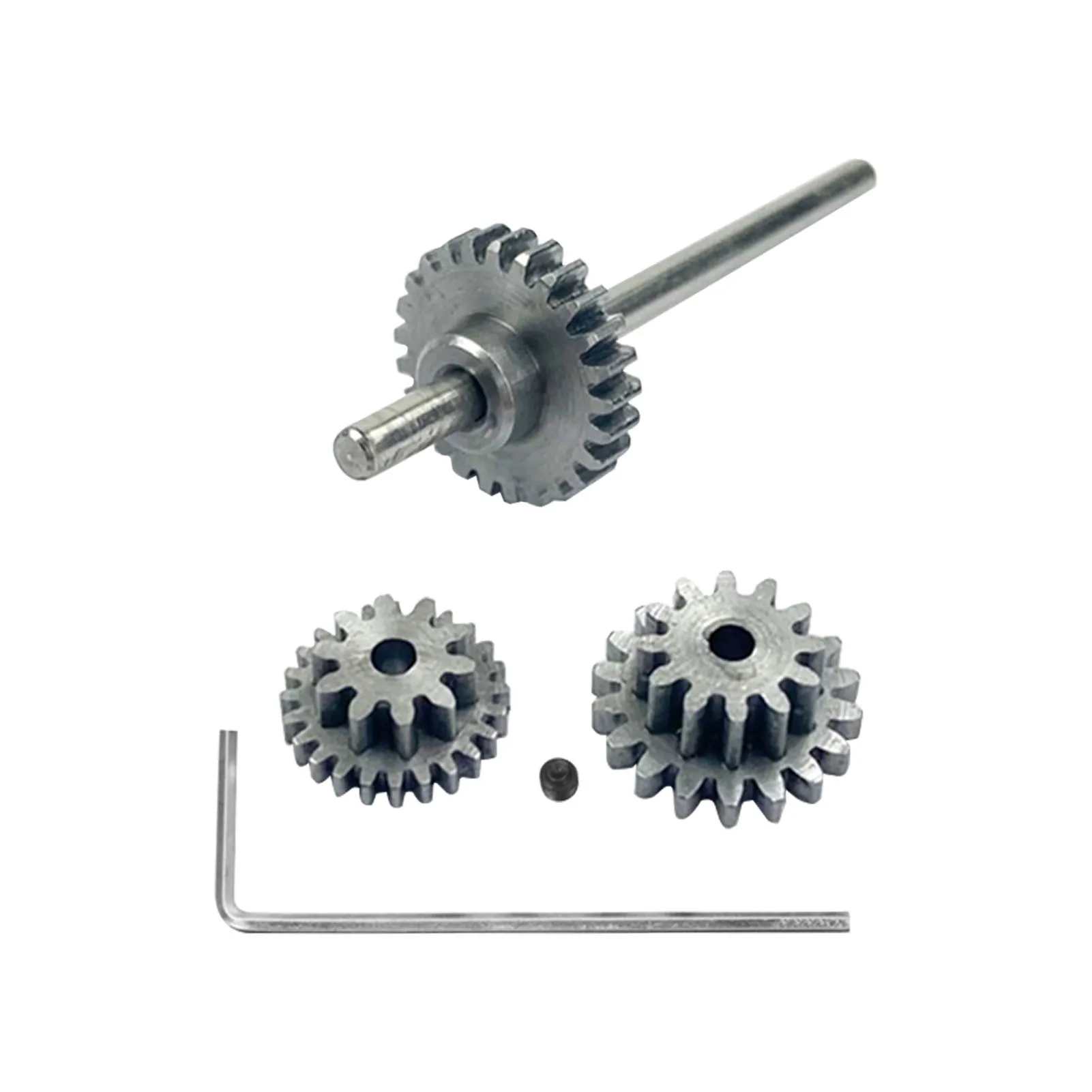 Моторная коробка передач автомобиля DIY, запчасти для грузовика, набор передач для RC машин, карданный вал 26T 19T 24T, ключ L-образный, удобный монтаж для WPL D12 on.
