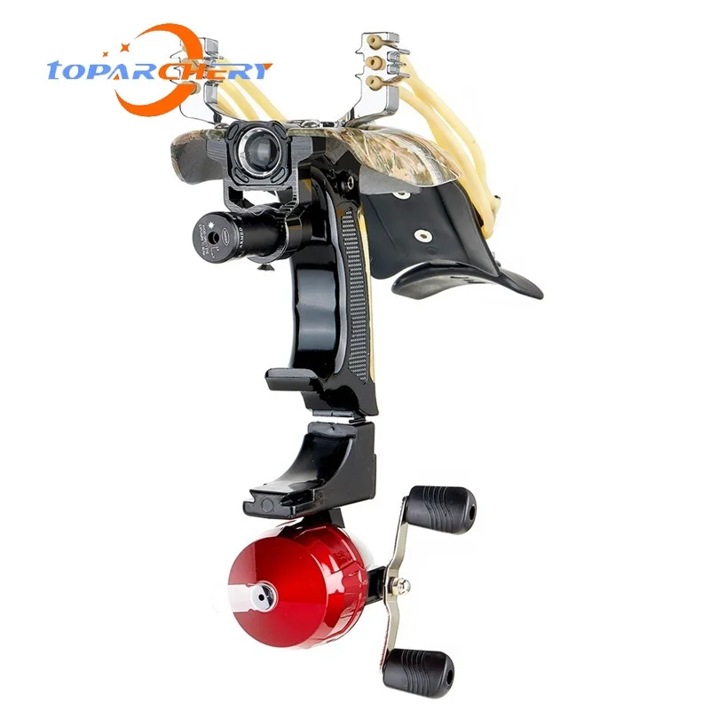 Рыболовная катушка для стрельбы из лука может быть оснащена резиновой катушкой