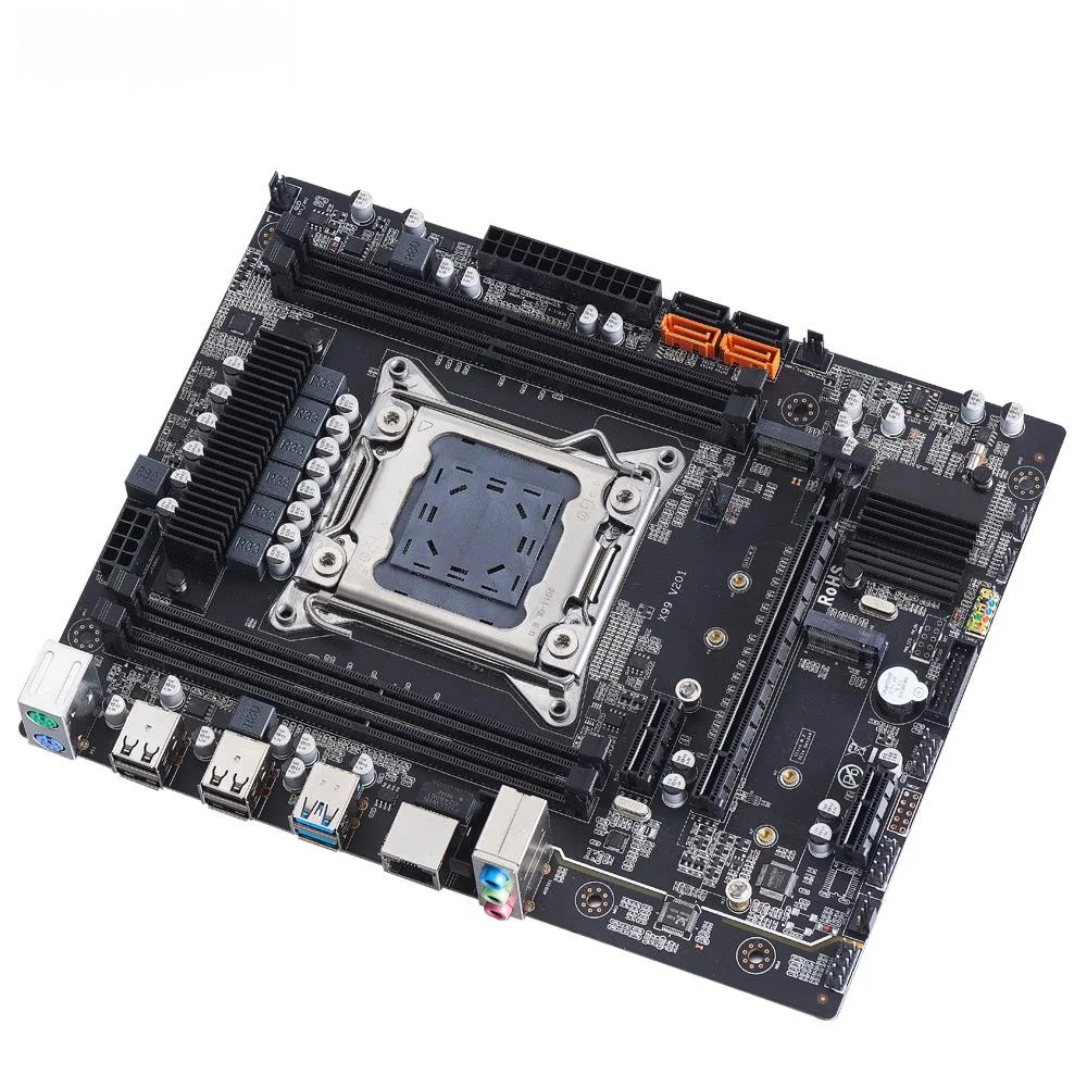 Материнская плата X99 LGA2011 3 V3 V4 с двумя слотами M.2 NVME поддержка четырех каналов DDR4 ECC