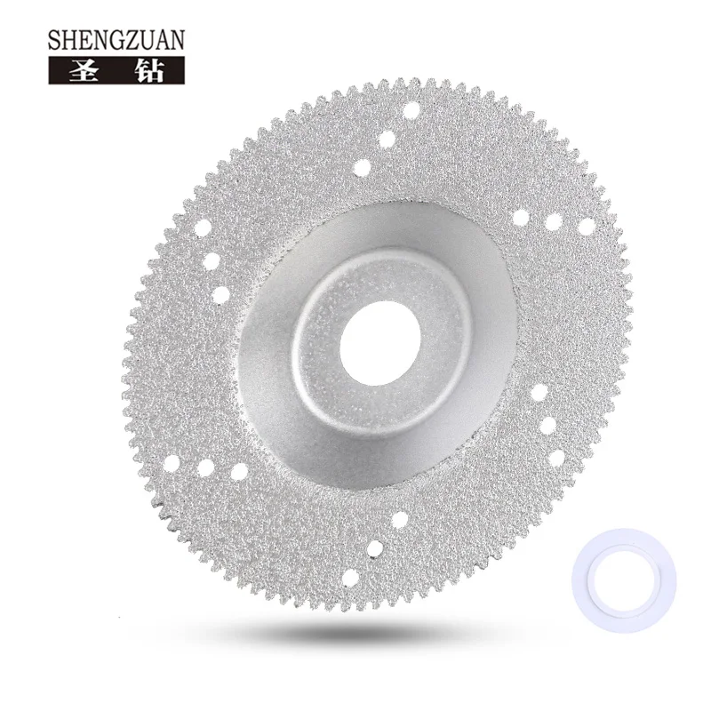 

Паяные алмазные пильные диски для шлифования и резки стеклянных блоков, мрамора и камней