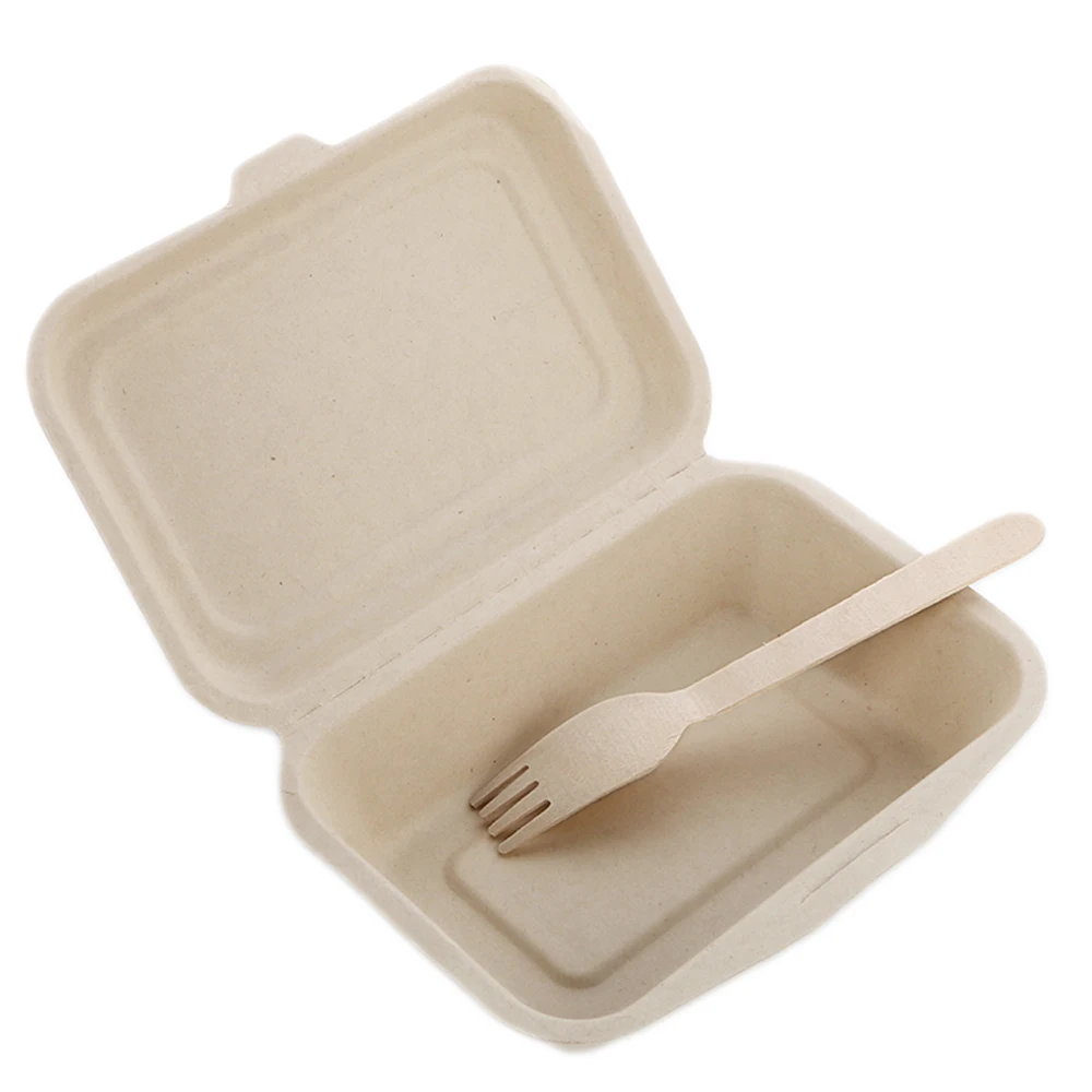 Behogar 100 шт. 14 см одноразовые деревянные вилки набор столовых приборов для вечерние