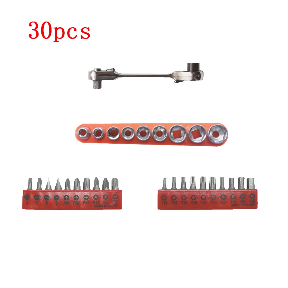 Гаечный ключ с храповым механизмом 30 шт 72 зубца |