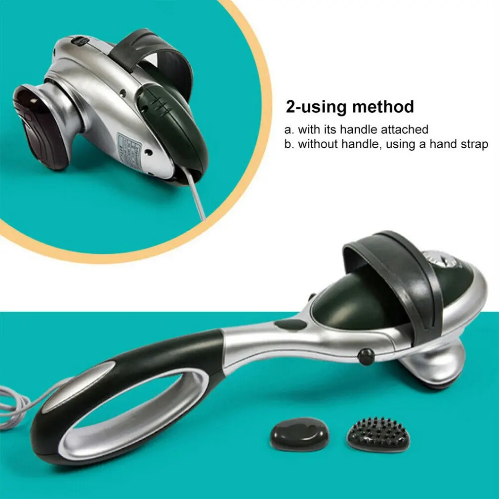 

Handheld Electric Body Heated Massager Stick Infrared Body Neck Back Massage Waist Cervical Massager Massager Hammer Vibration