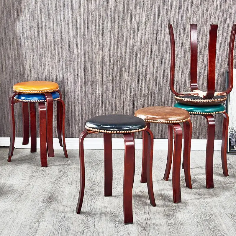 Твердый деревянный стул столовой Маленький обеденный стол для всей семьи