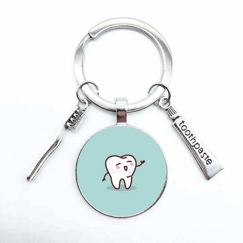 2020 популярная зубная подвеска брелок мини паста в виде зубной щетки
