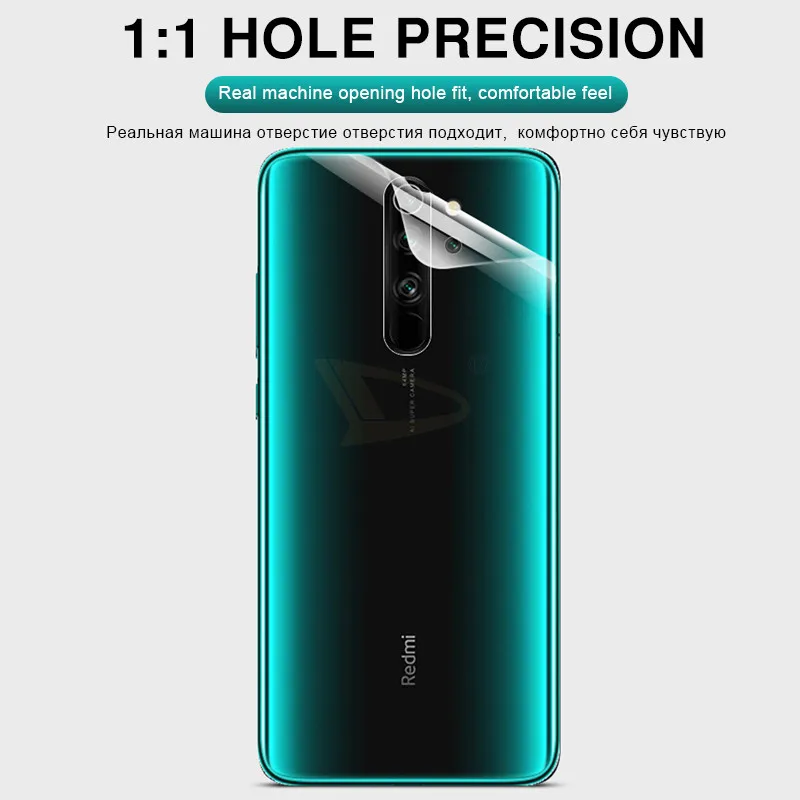 3-1 шт 100D задняя крышка Гидрогелевая пленка для Xiaomi Redmi 4X Note 8 Pro 7 K20 мягкая защитная пленка задняя защитная пленка