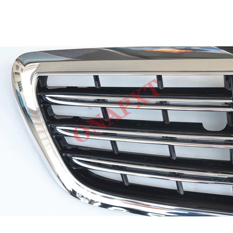 ABS Center Grill Car styling Middle grille for Mercedes-Benz S-Class W222 S300 S400 S500 bumper to AMG S65 Not For Distronic