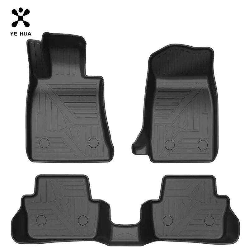 

Напольный коврик для Cadillac CT4 2020-2022, подходит для любых погодных условий, водонепроницаемый 3D напольный коврик, Полный Комплект ковриков для ...