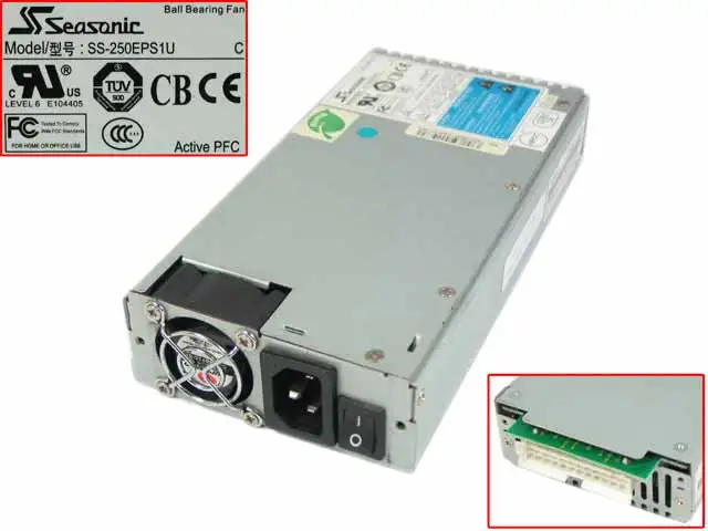 

Seasonic SS-250EPS1U блок питания для сервера 250 Вт