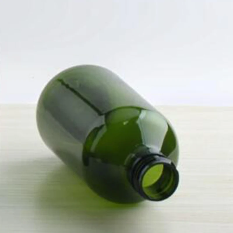 10 шт./лот 500 мл пустая зеленая пластиковая бутылка для лосьона жидкого мыла ПЭТ